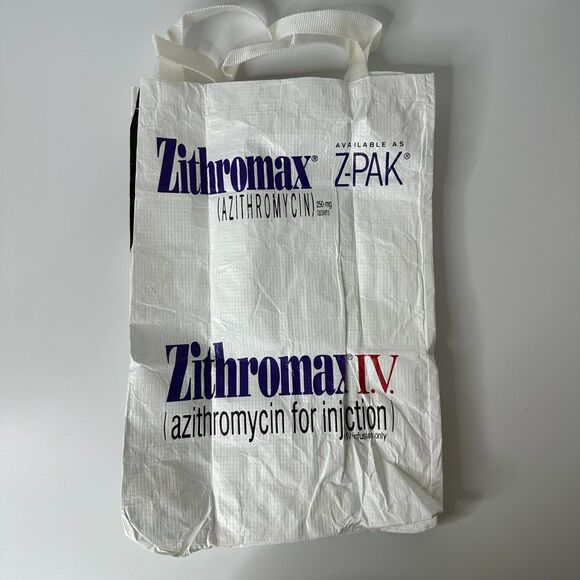 Zithromax Reusable Bag Pharma Rep Promotional Collectible Zebra - Picture 2 of 16